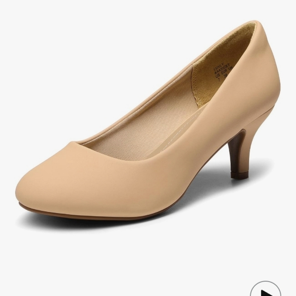 Cute Womens Tan Heels